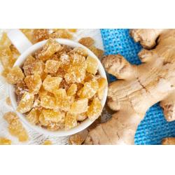 Ecorces de gingembre en lamelles barquette de 100g